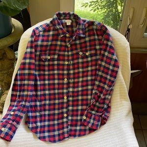Boy’s Crewcuts/J.Crew size 12 Pre-owned 100% Cotton/flannel button-down shirt